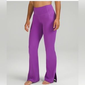 BROWN Groove HR Split-Hem Flare